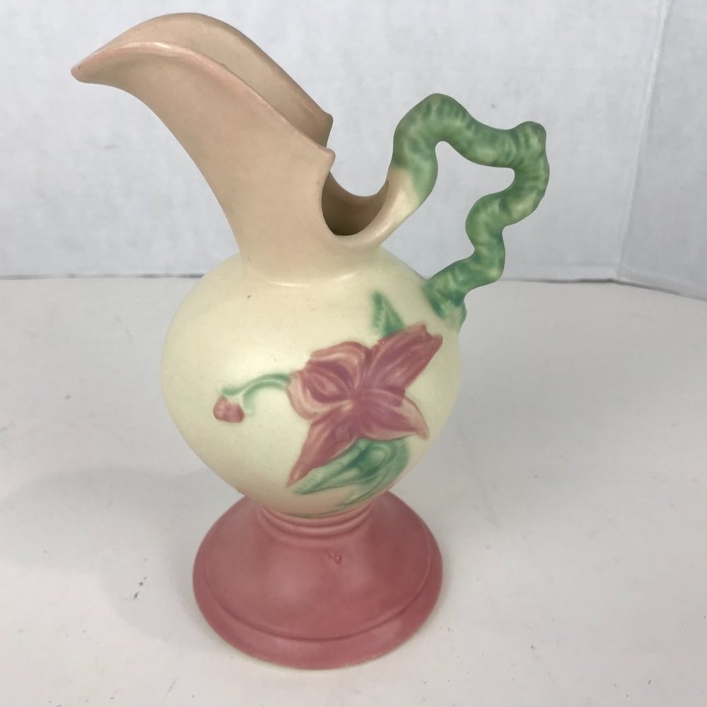 Vintage Hull Ewer Vase, 6.5", W6, USA